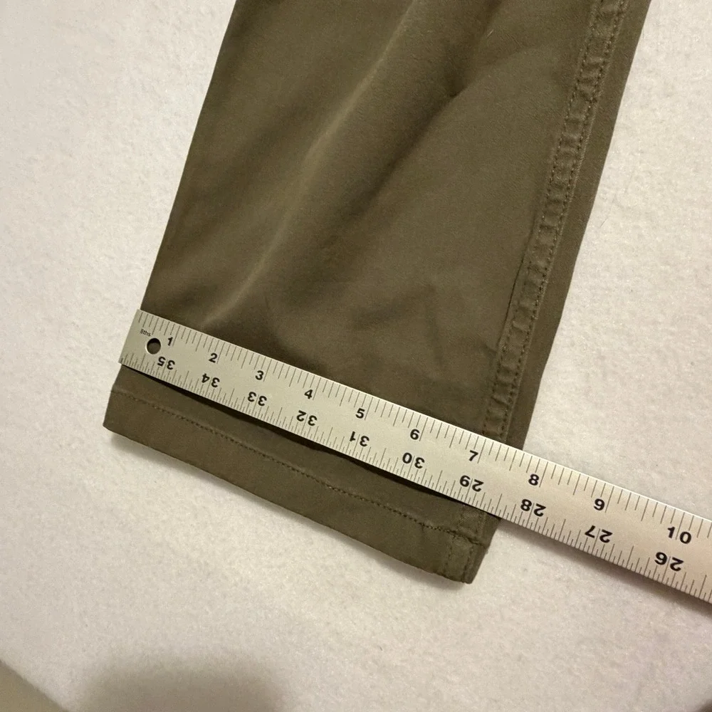 Mugsy Olives Men 36x30 Slim Straight Stretch Chino Pants Olive Green K6PNOL